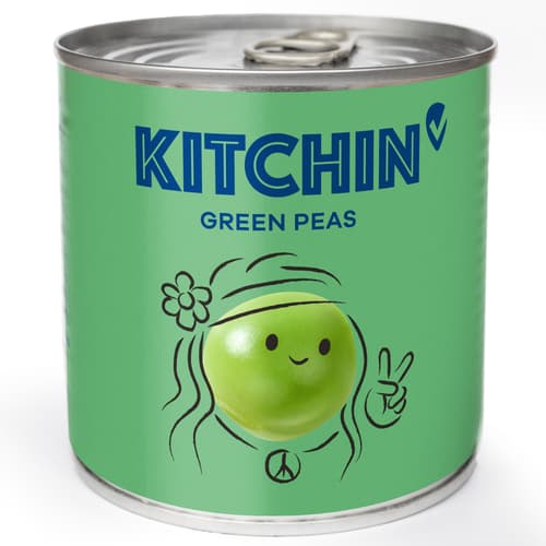 Kitchin grüne Erbsen