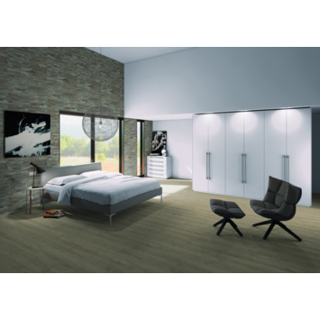 Teak wandbekleding gun smoked (ca. 0,5 m²)