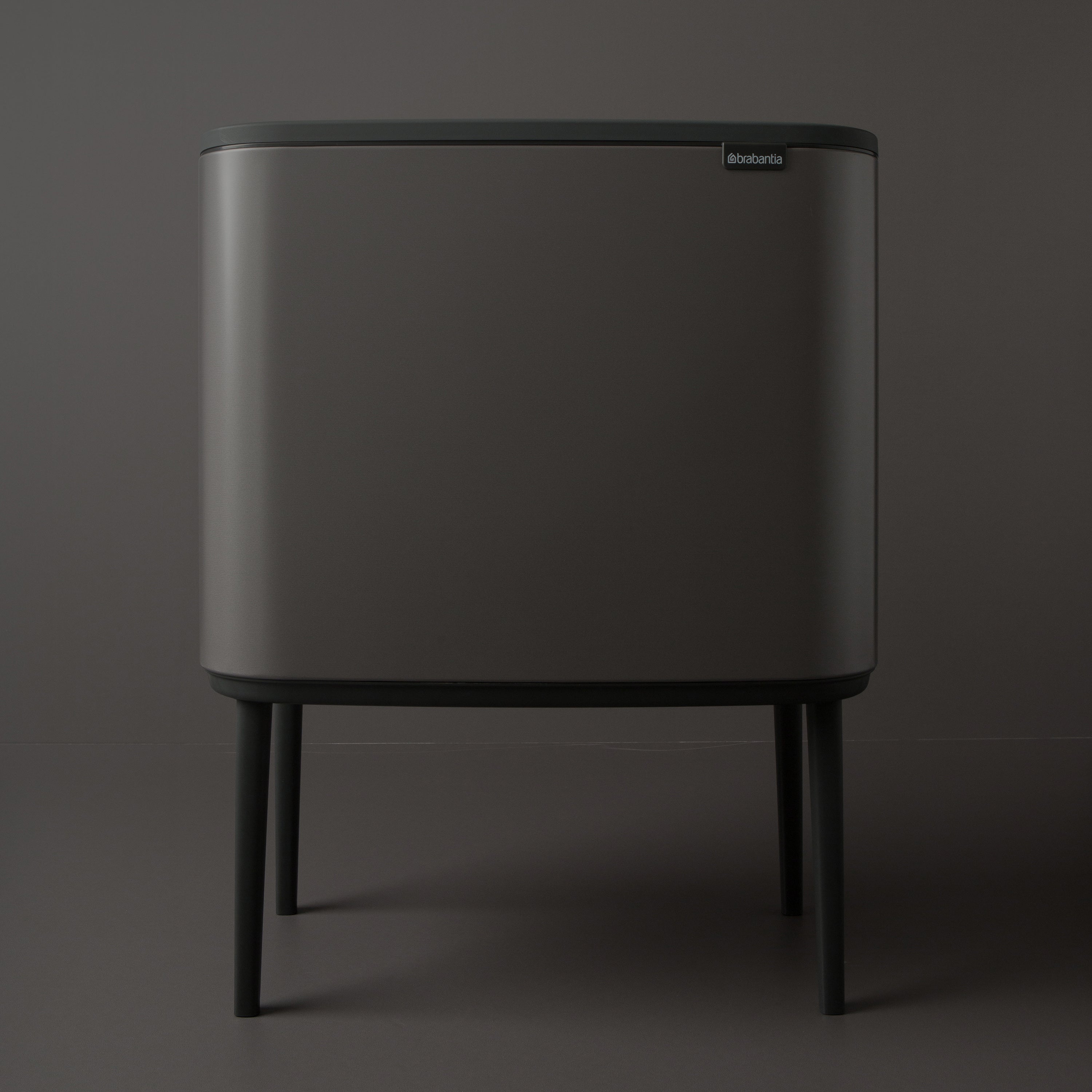Brabantia Bo Touch Bin Afvalemmer 11 + 23 L - Platinum