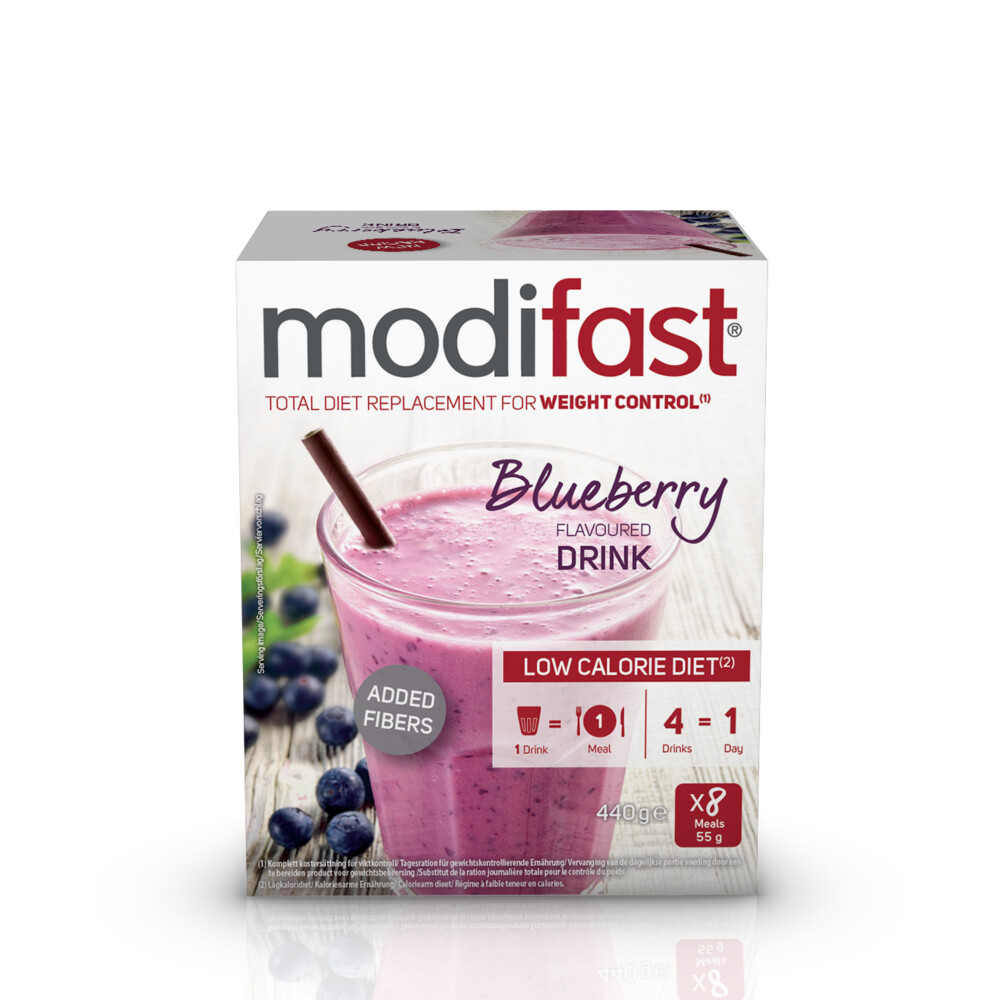 Modifast Intensive Milkshake Blueberry8 x 55 gr