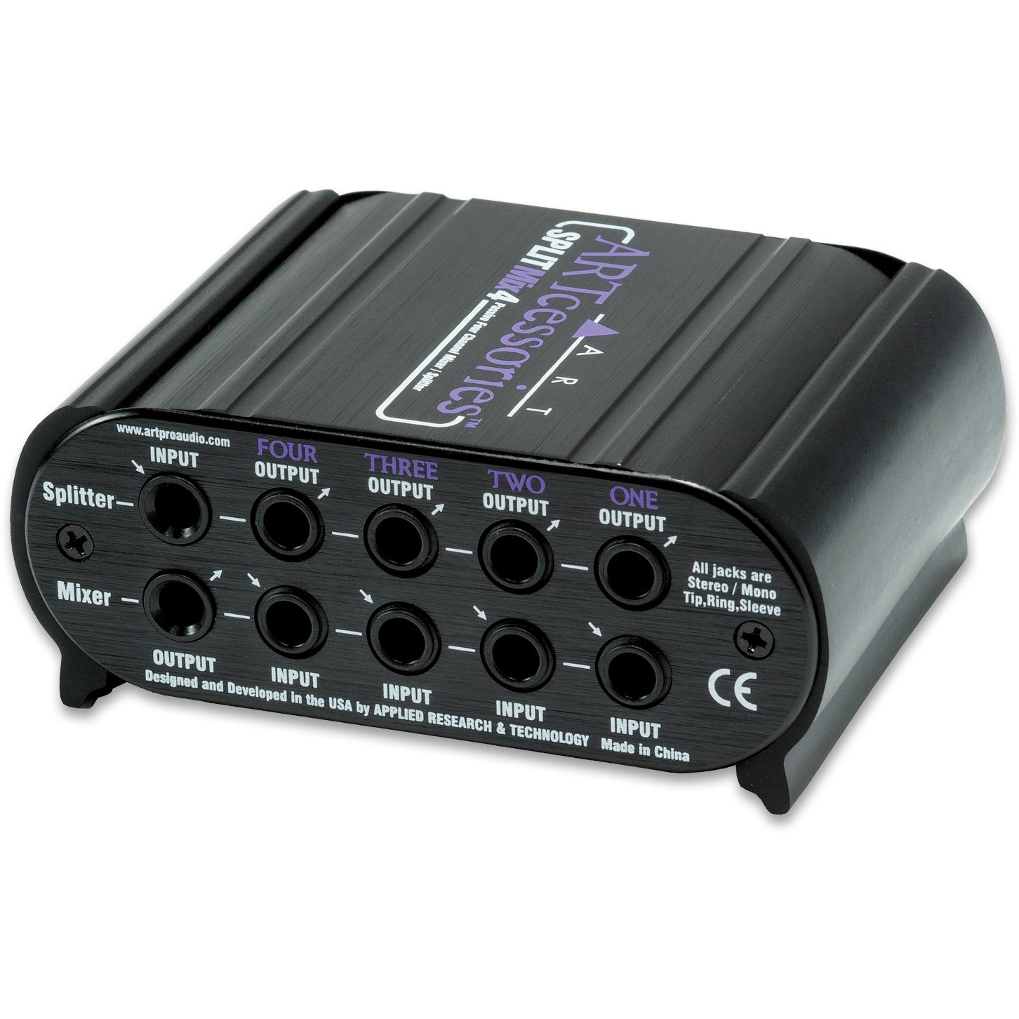 ART SPLITMix4 4-kanaals splitter/mixer