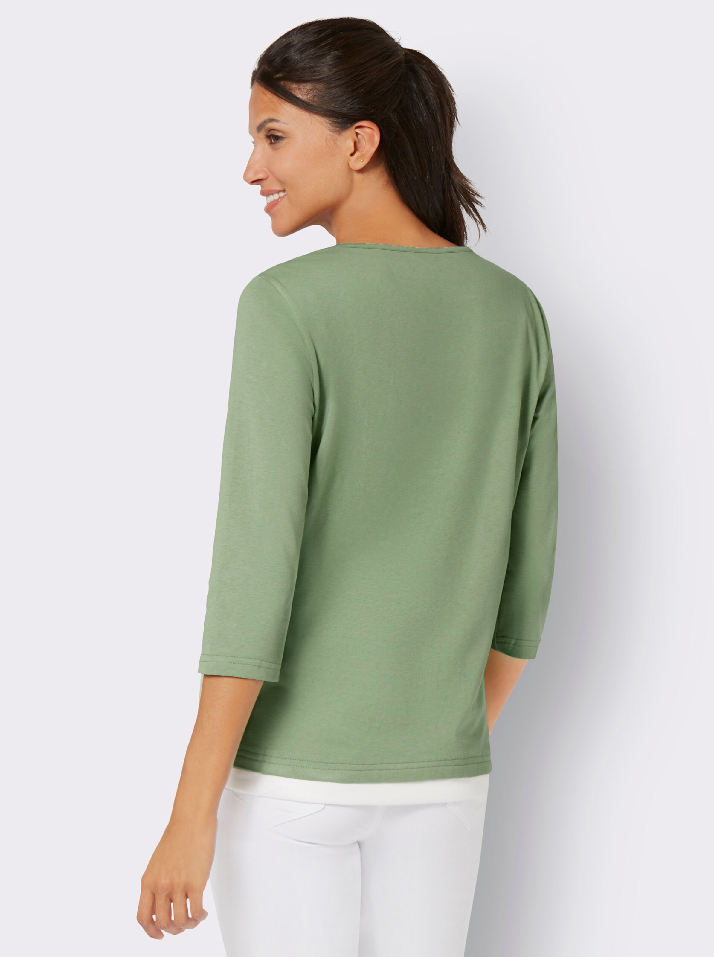 2-in-1-Shirt mit Blüten-Motiv