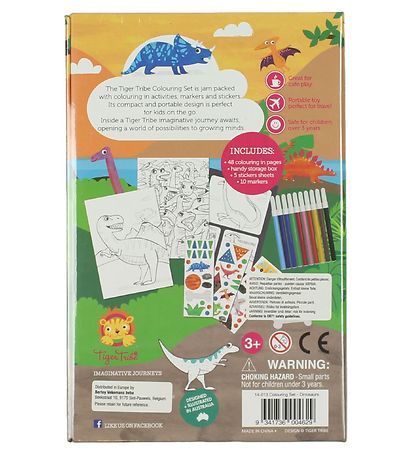 Tiger Tribe Buntstifte-Set - Dinosaurs