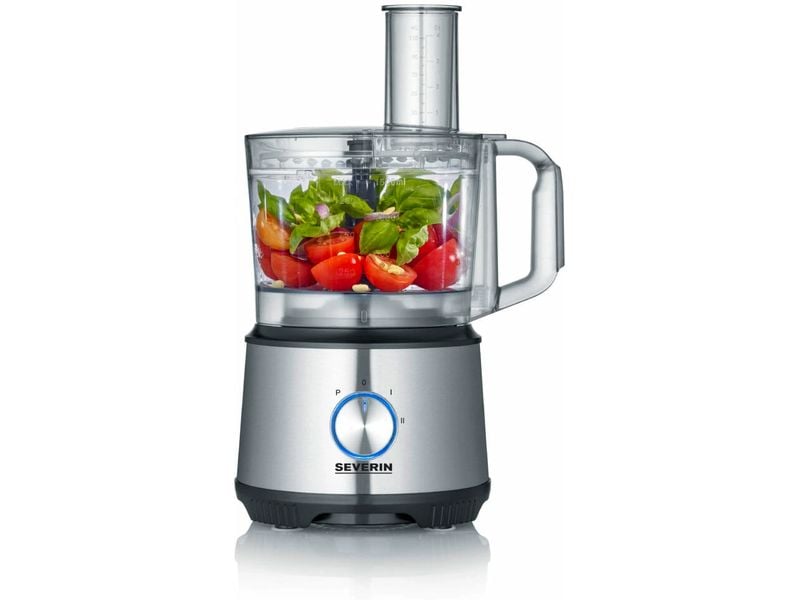 Severin Food Processor KM 3892 Schwarz/Silber Multifunktionale Küchenmaschine