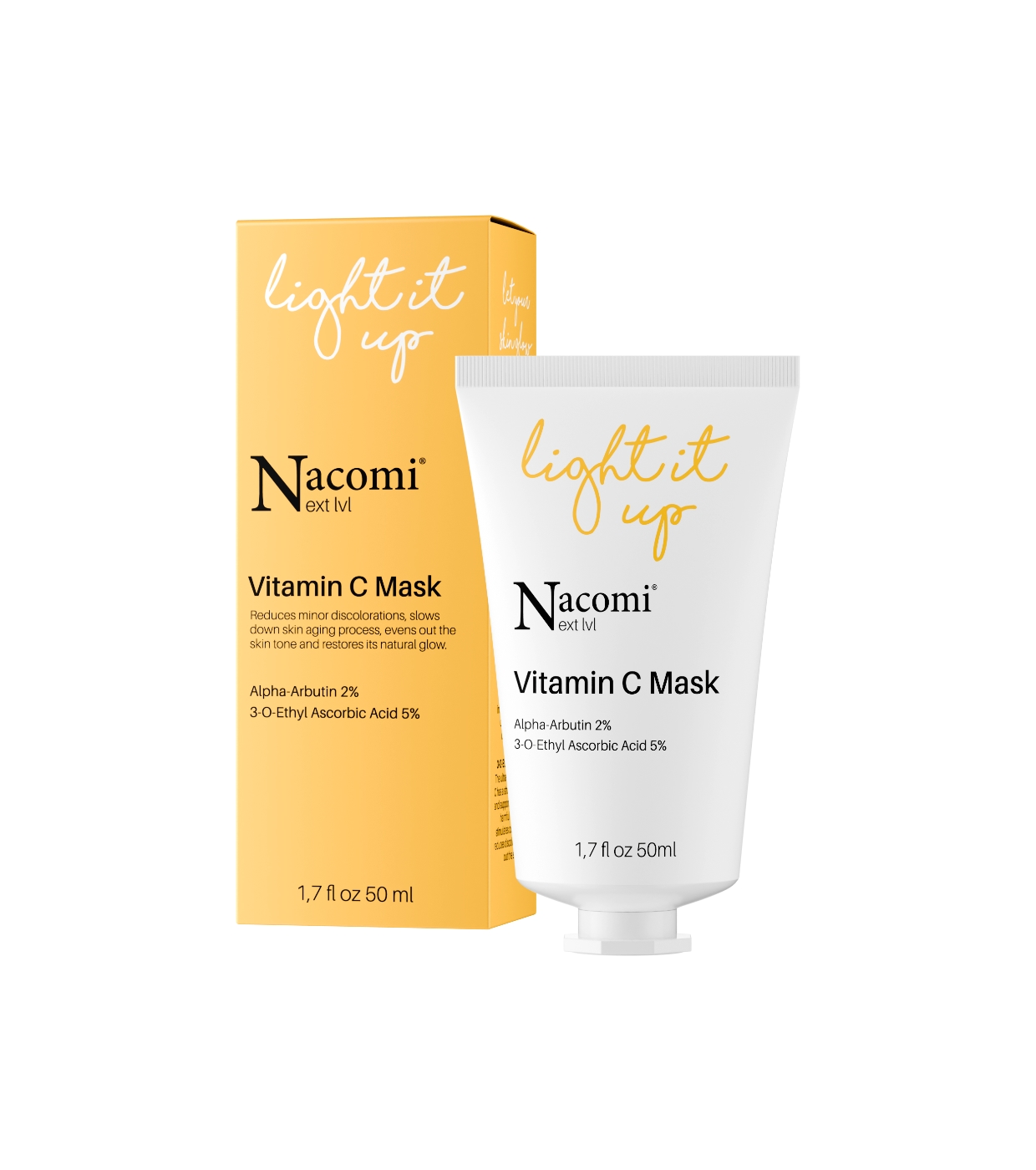 Nacomi - *Next lvl* - Máscara facial iluminadora de vitamina C