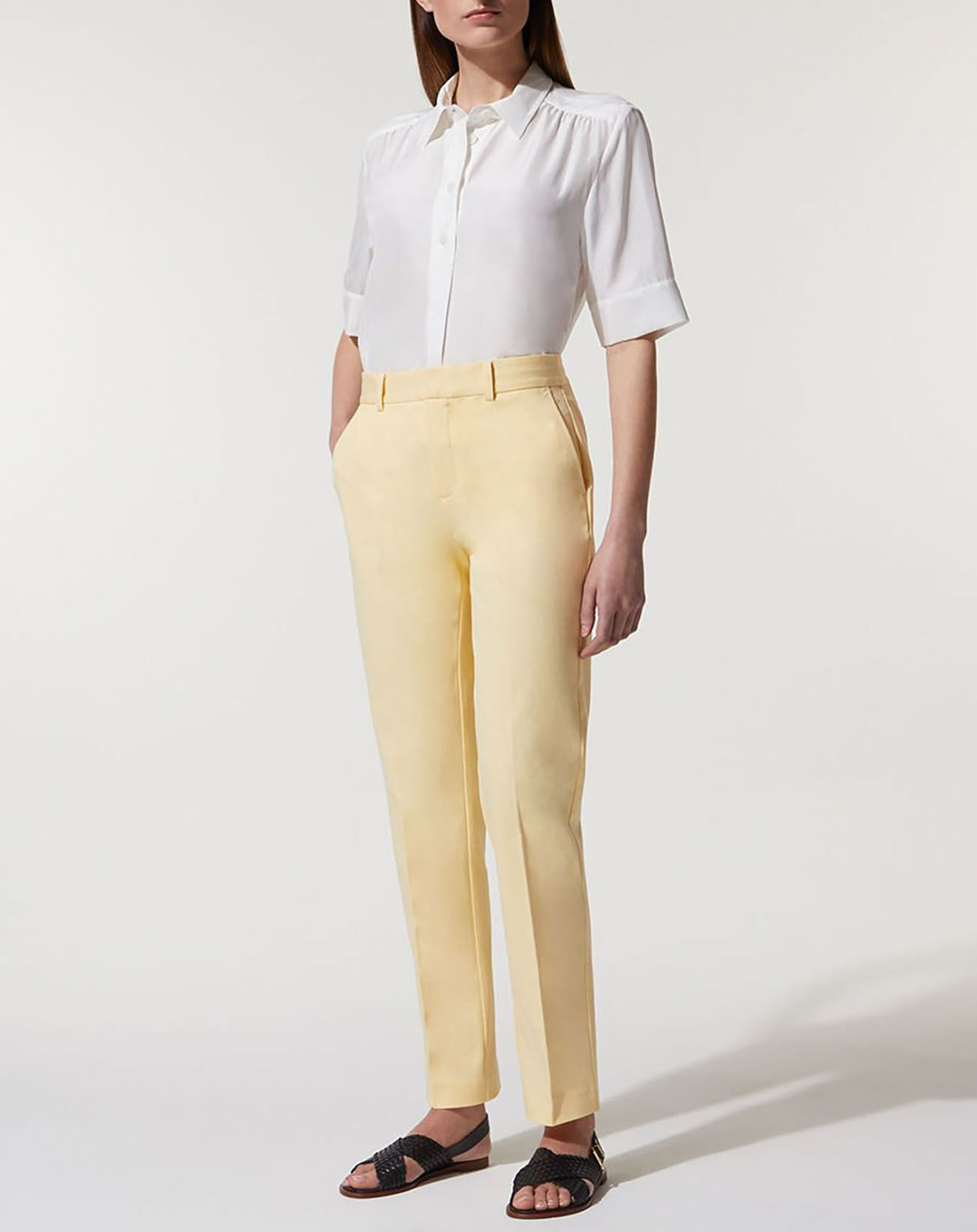 Jodhpur Pantalon Chino en Coton stretch Mistral jaune