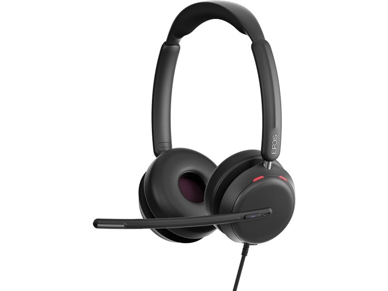 EPOS Headset IMPACT 860T Stereo, MS Kabelgebundenes Headset für moderne Büro- und Open-Office-Umgebungen
