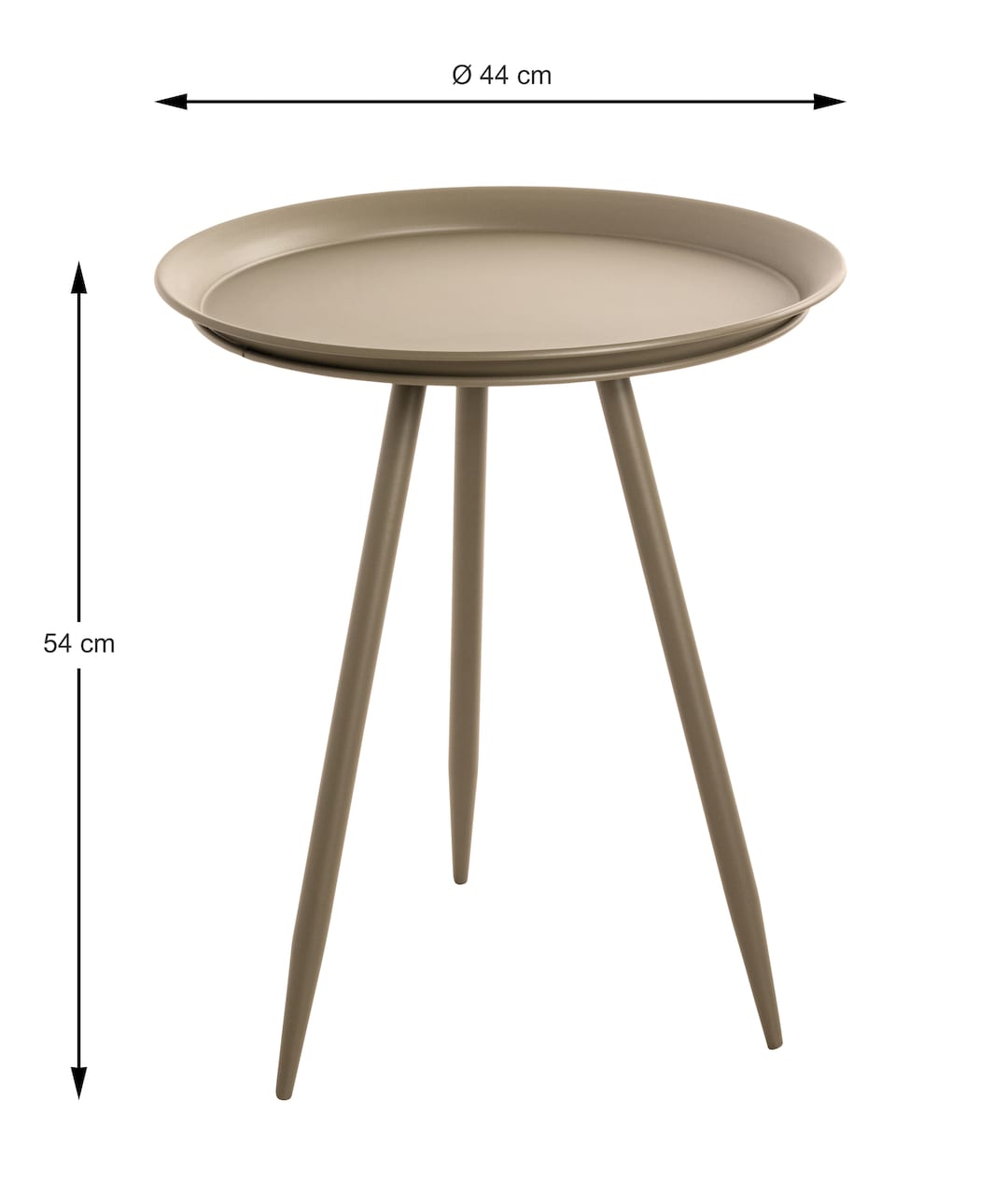 Beistelltisch ø 44 cm grün