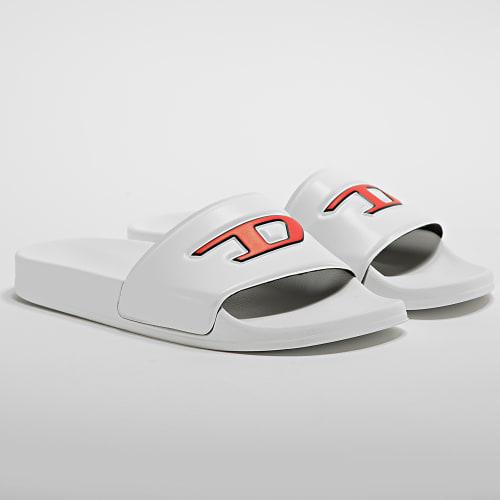 Claquettes Femme Sa-Mayemi Y02853 White Red