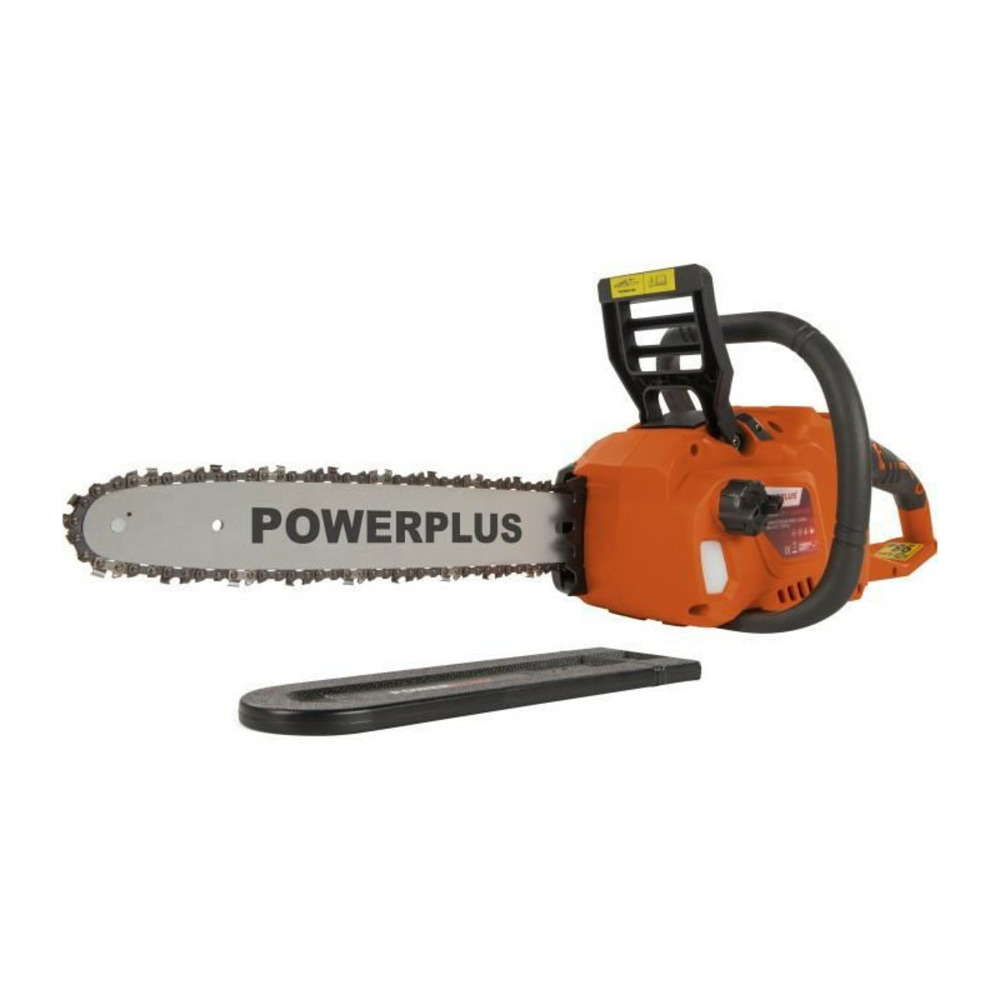 Tronçonneuse a batterie 40v dual power powdpg7576 - guide de 350 mm, moteur brusless - livrée sans batterie ni chargeur