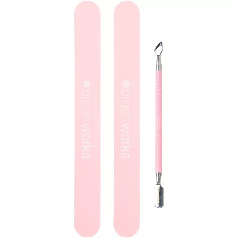 Brushworks Cuticle Pusher And Files