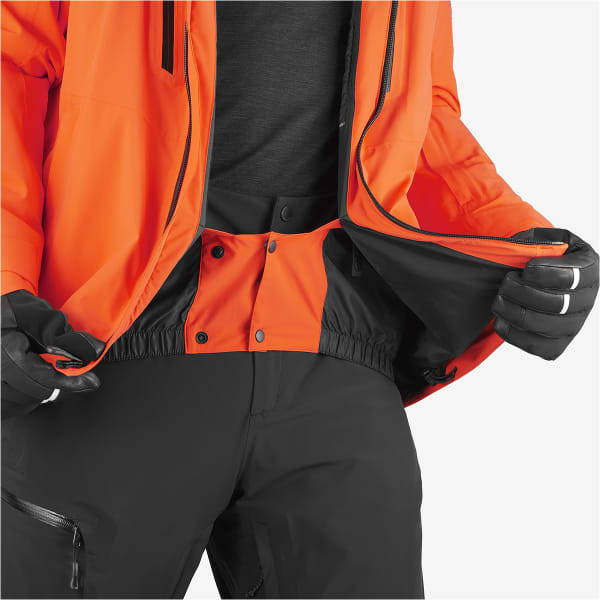 Veste de ski SALOMON BRILLIANT JACKET CHERRY TOMATO