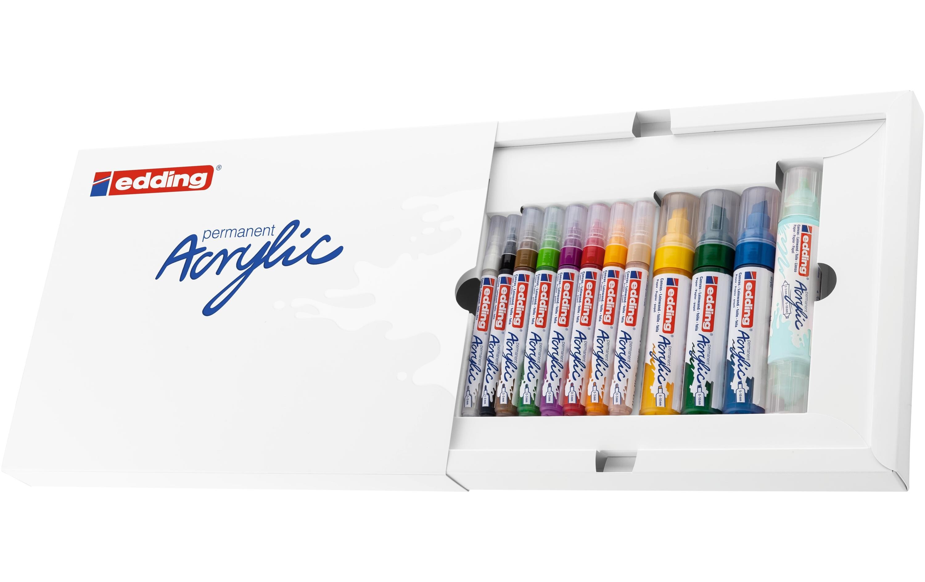 Acrylmarker Starter Set 12-teiligAcrylstifte im 12-teiligen Set