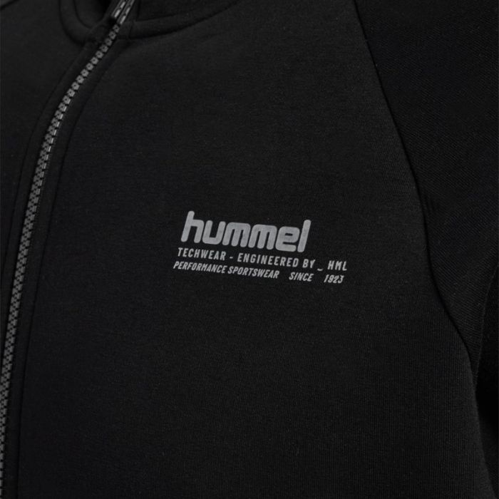 Hummel Unisex Trøjer Tech Fleece Zip Hoodie Sort