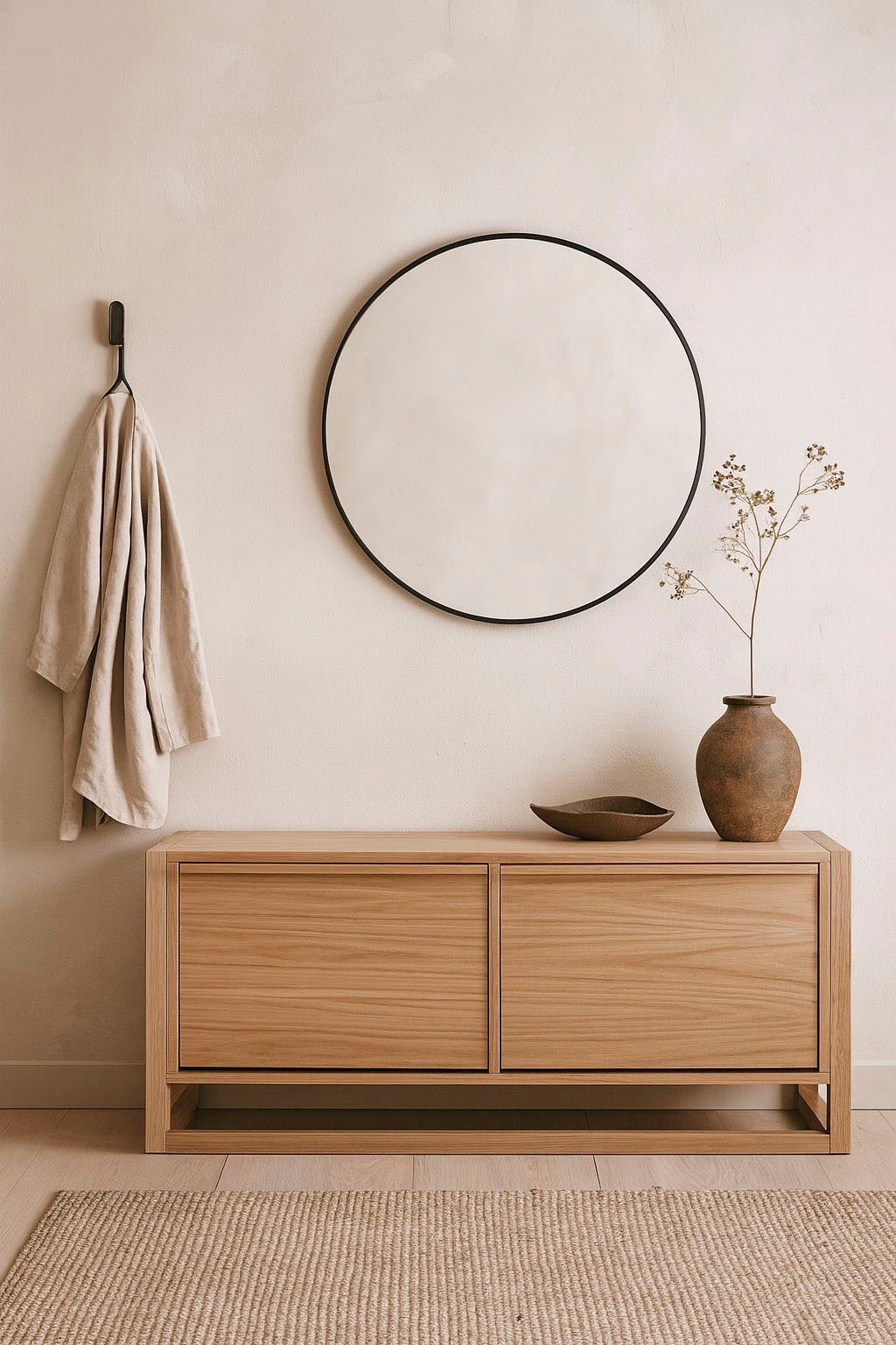 Woodman Sitzbank »NewEst« im skandinavian Design, Holzfurnier aus Eiche, FSC®