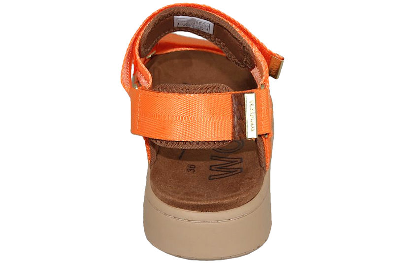 WODEN LINE SANDAL I NEON ORANGE TEKSTIL