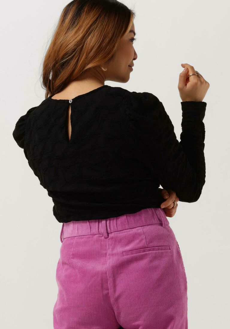 CO\\'COUTURE zwarte co'couture top dalia drape blouse