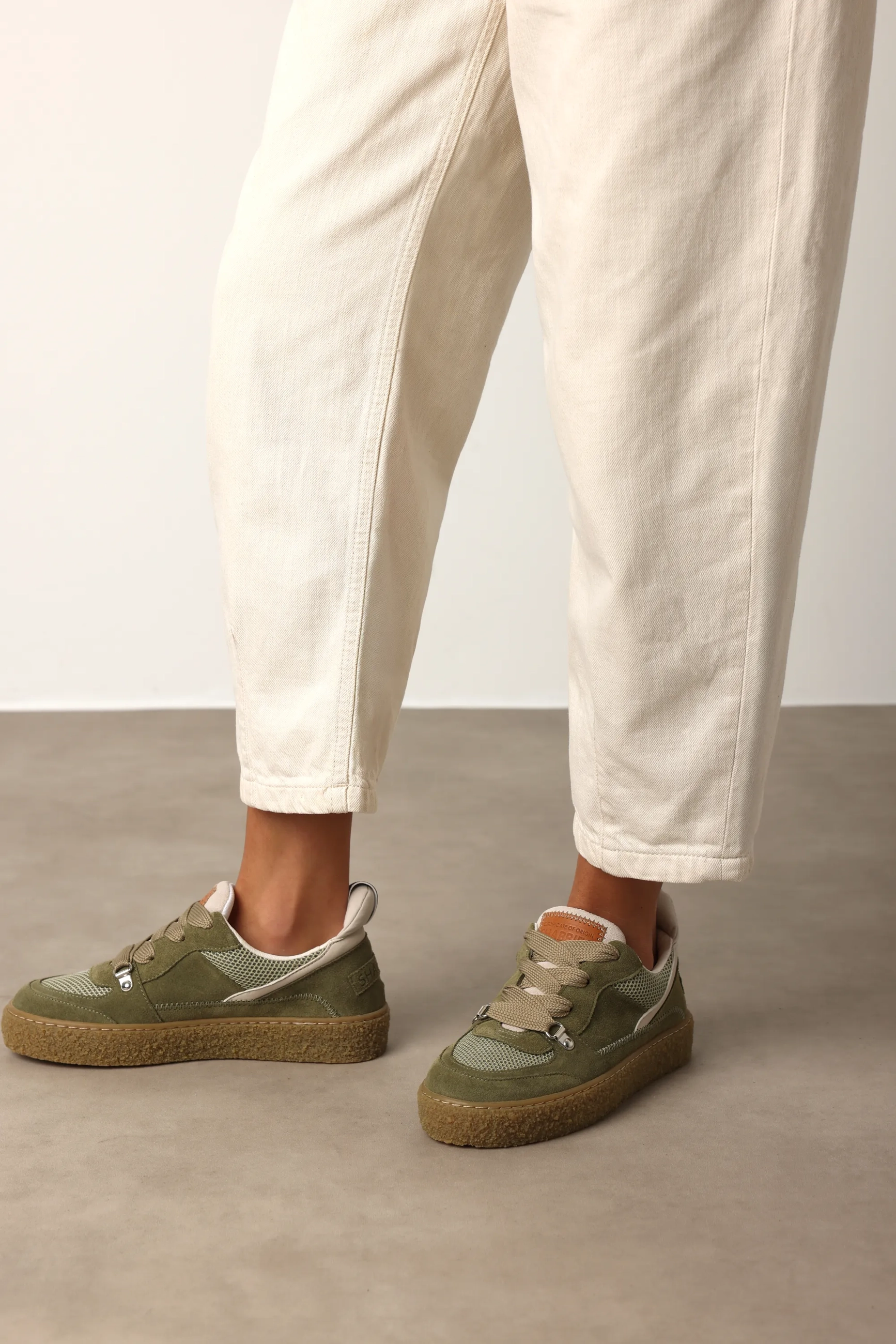 CHEWY UNNA Sneaker suede Khaki