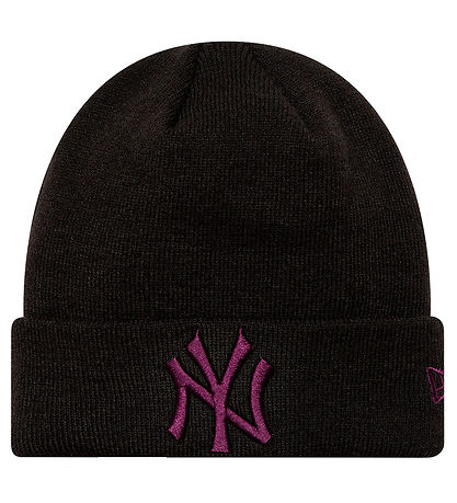 New Era Mütze - Strick - New York Yankees - Schwarz/Lila