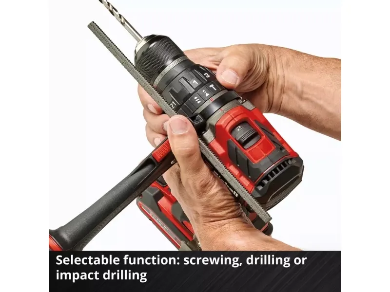 Einhell TP-CD 18/120 Li-i BL, Pistolgreb boremaskine, Børstefri, Sort, Rød, 1,3 cm, 2100 rpm, 1,5 mm - SOLO