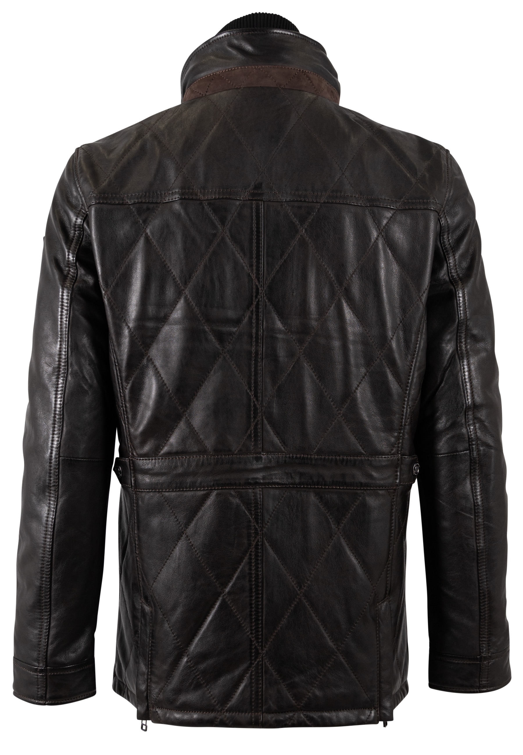 Mauritius Lederjacke »MMCassimo« mit Stehkragen, gesteppt