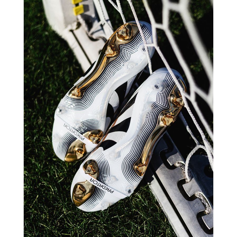 adidas Predator Elite Fold-over Tongue FG Teamgeist - Blanc/Noir/Doré ÉDITION LIMITÉE
