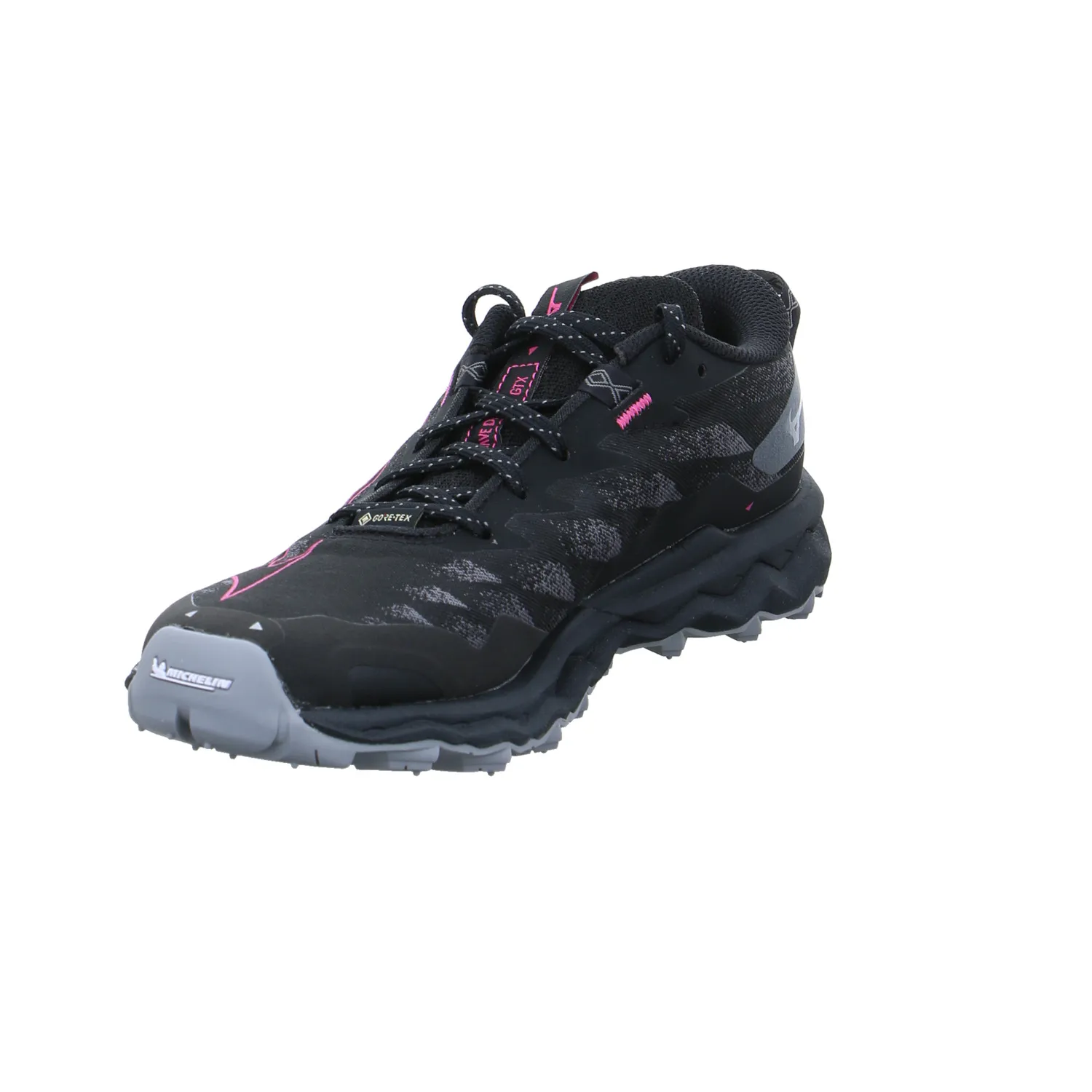 MIZUNO Walking / Outdoor Damen Schwarz Lederimitat  Wave Daichi7 GTX