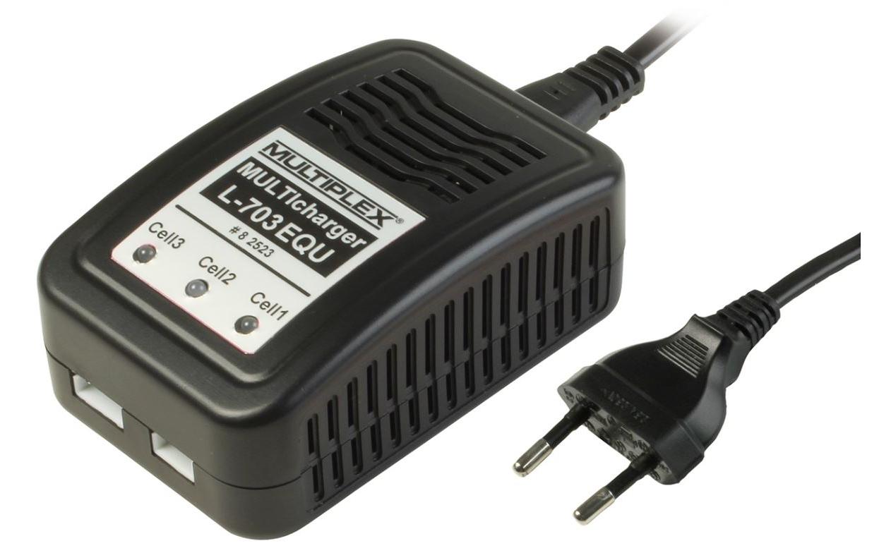 Ladegerät MULTIcharger L703 EQU 2-3S LiPoBalancer Ladegerät für 2-3S LiPo Akkus