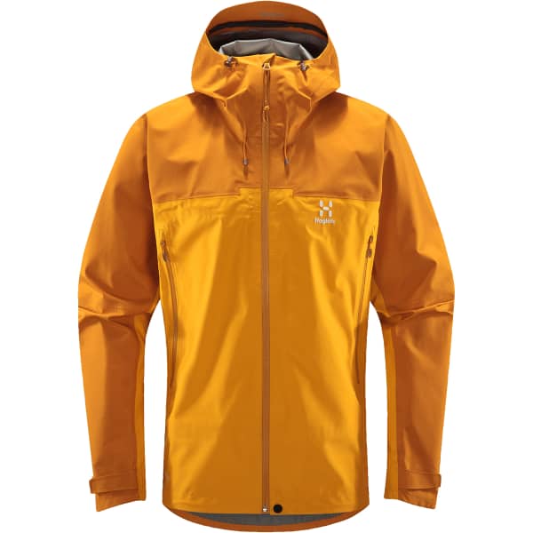 Veste ski de randonnée HAGLÖFS HAGLOFS ROC FLASH GTX JACKET MEN SUNNY YELLOW/DESERT YELLOW