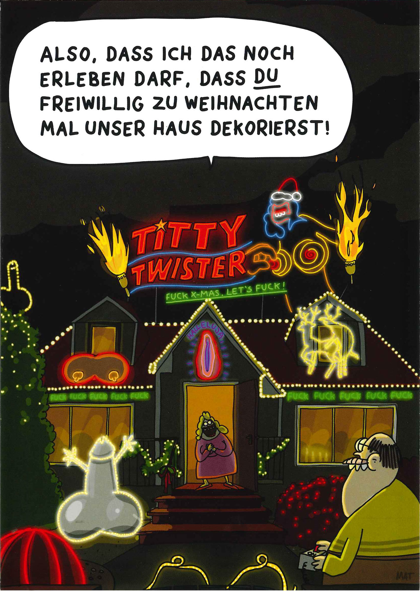 Postkarte 'Titty Twister' günstig bestellen