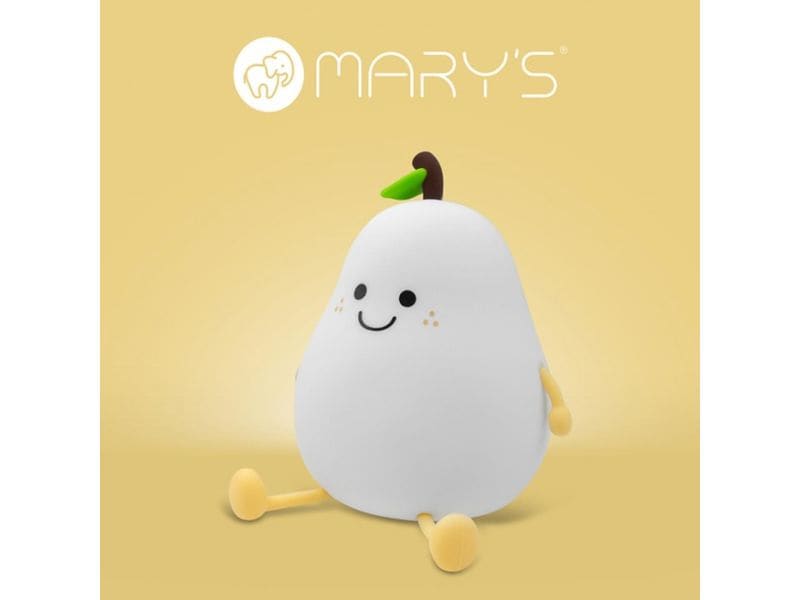 MARY'S Nachtlicht Birne Weiss Kinder-Tischlicht