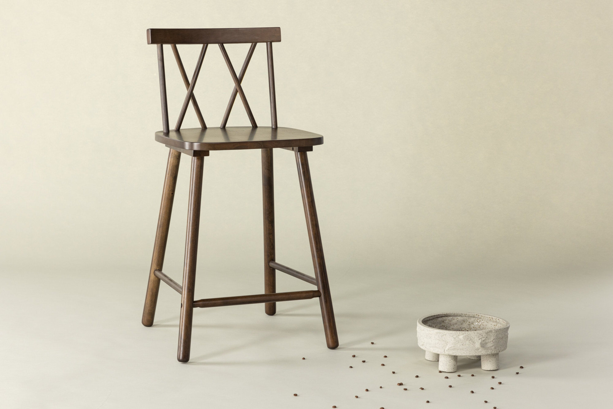 Kotiro Barkruk - Set van 2 - Mocca