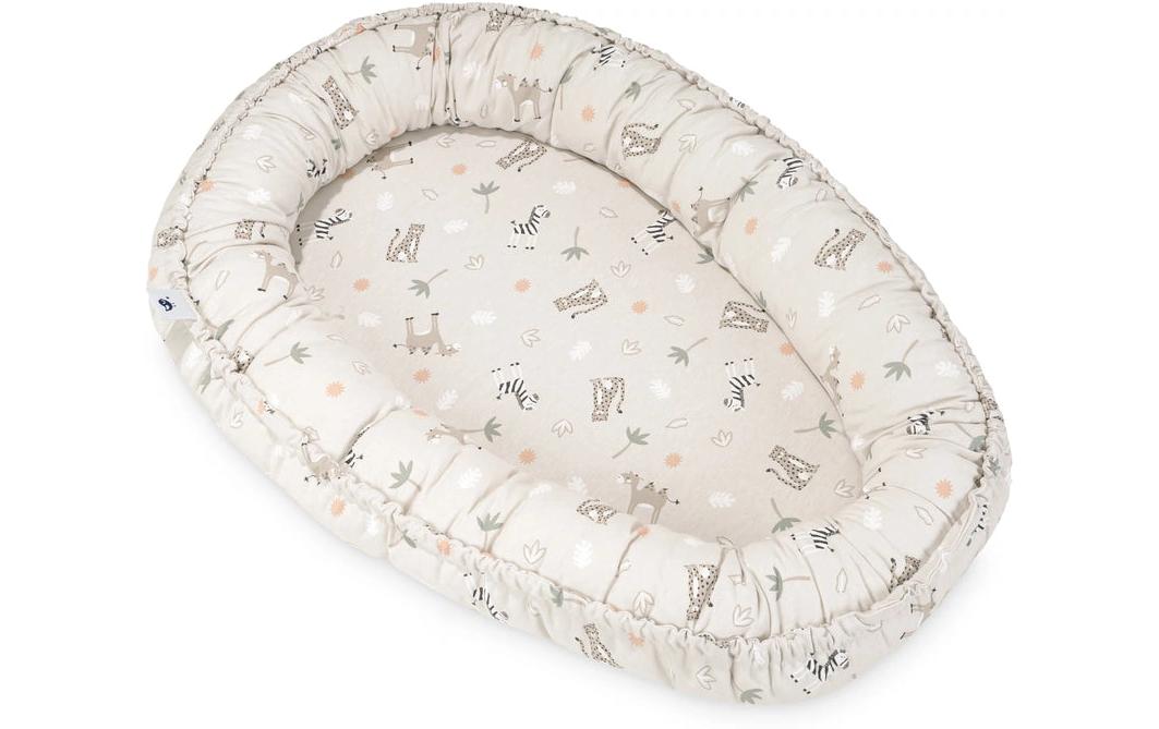 Babynest Nido Savanne BeigeKuschelnest für Schutz und Geborgenheit