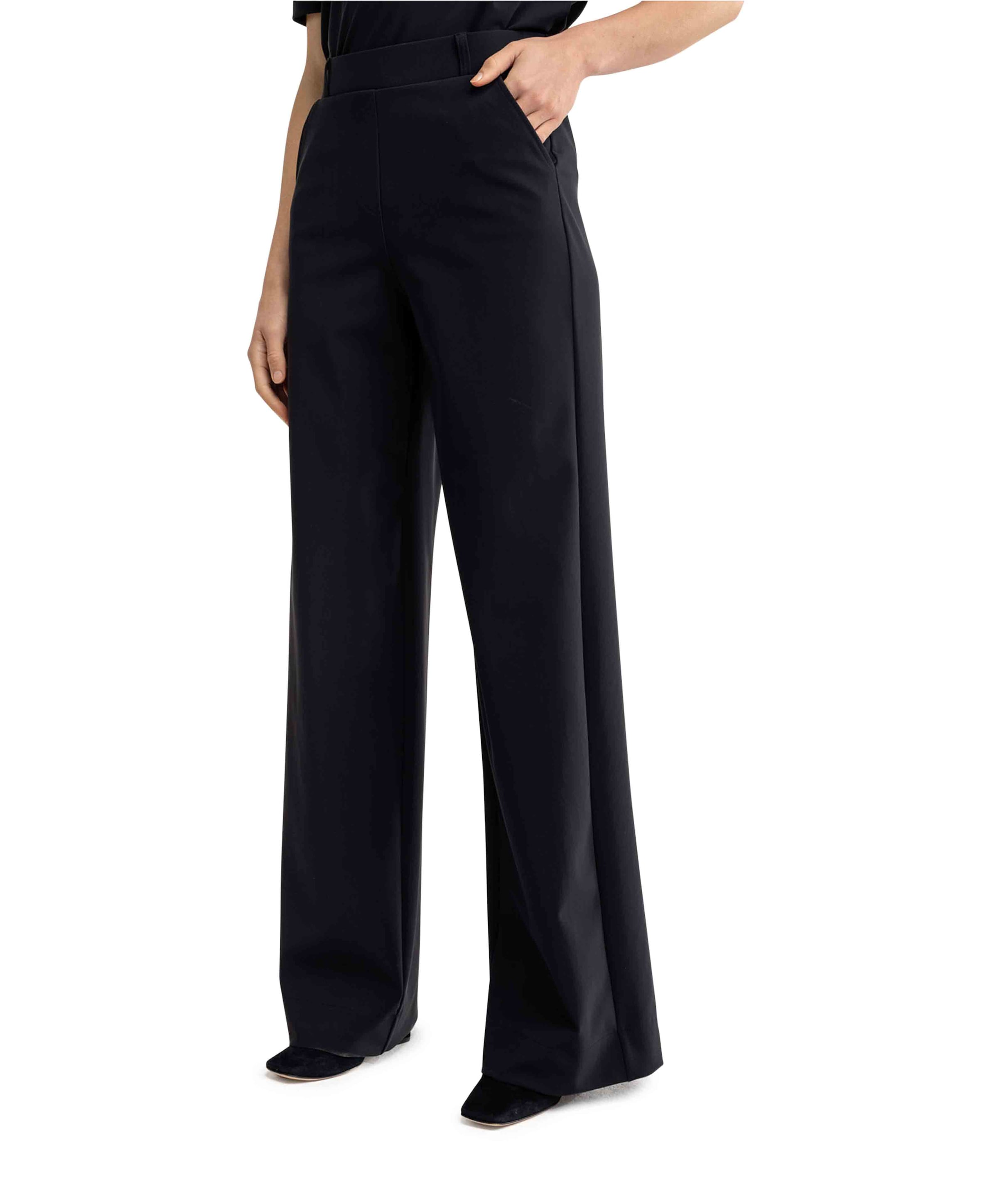 Studio Anneloes Lexie LONG bonded trousers dames broek zwart