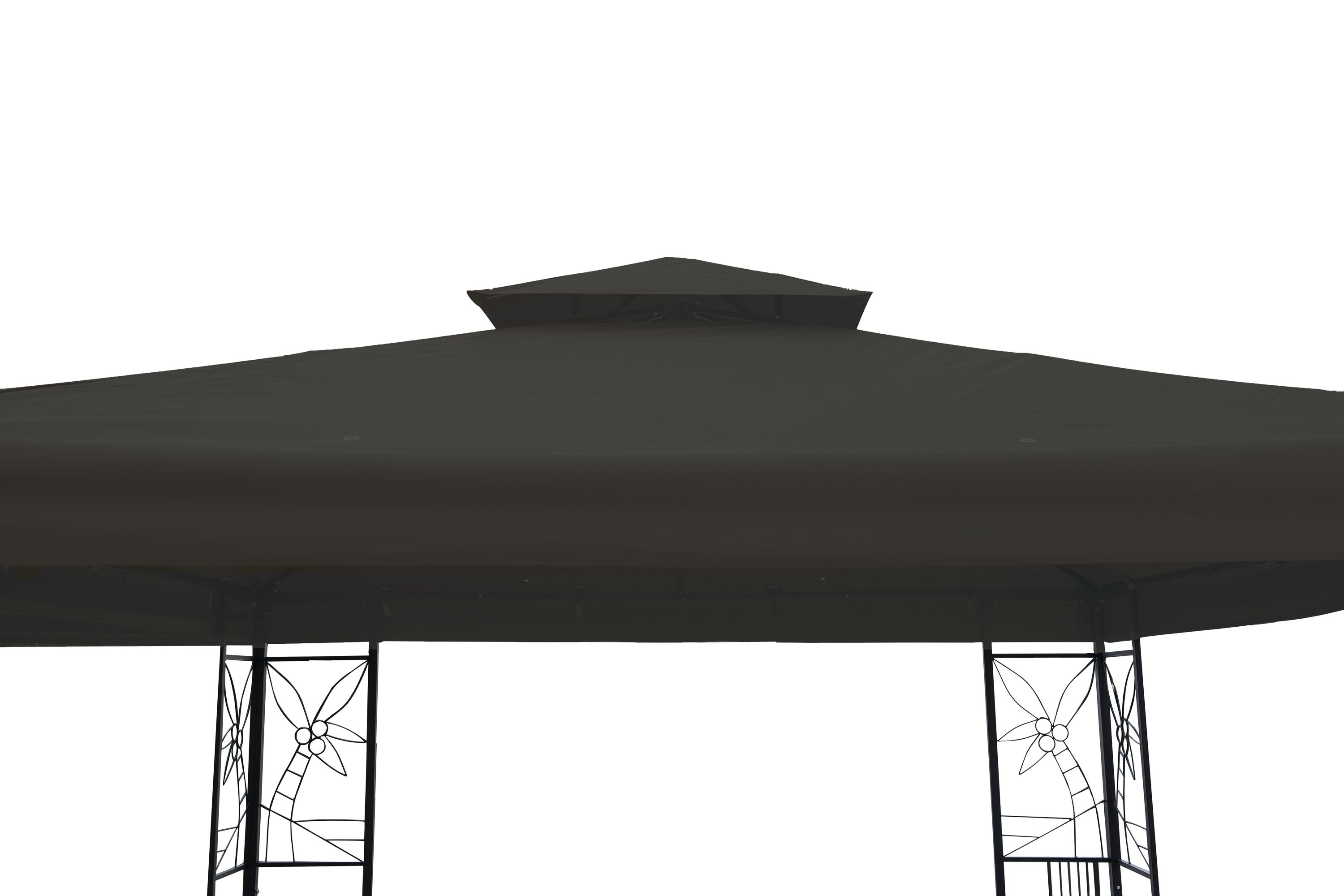 Dach Gartenpavillon HOWEA 3 x 3 m anthrazit