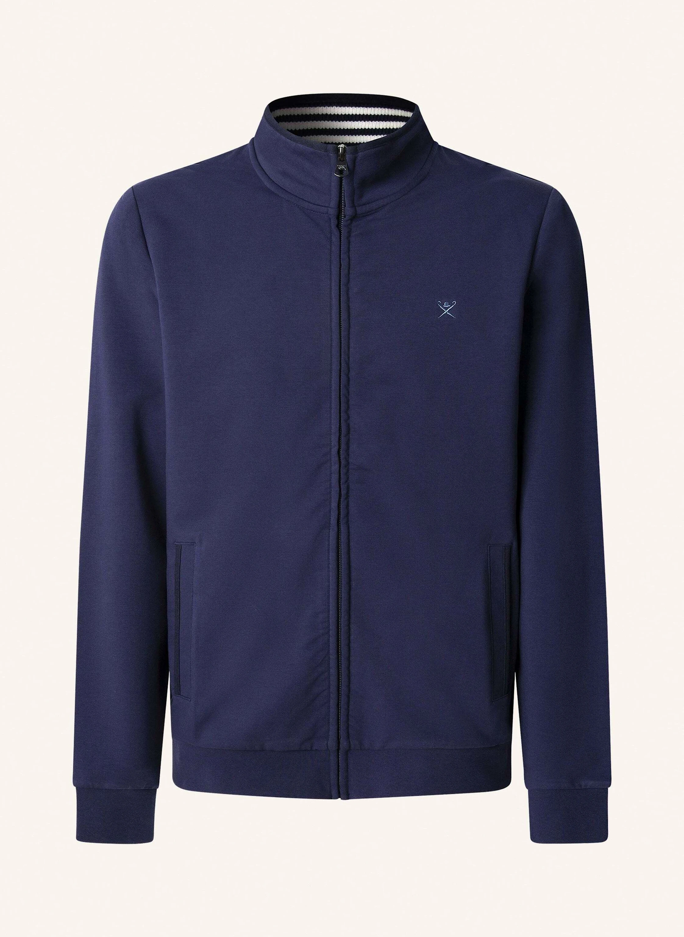 HACKETT LONDON Hoodiejacke STRIPE COLLAR FZ