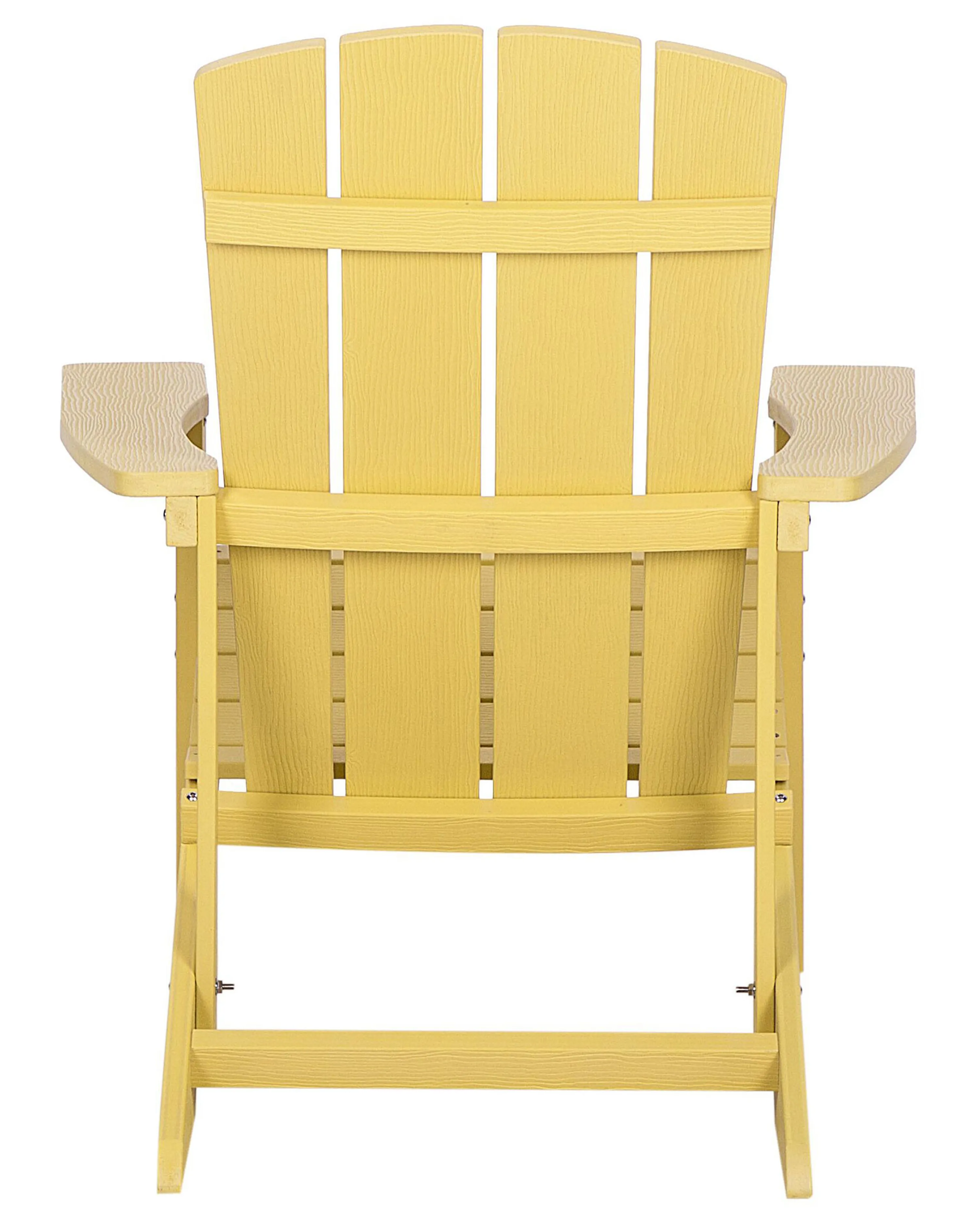 Tuinstoel ADIRONDACK met voetenbank Geel