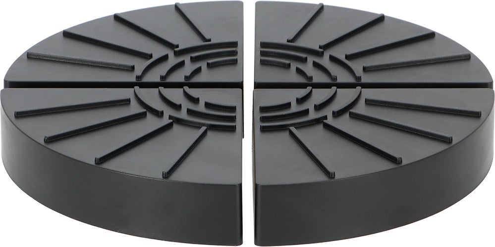 Esschert Design potvoetjes zwart D 10,5 H 3 cm 4 stuks