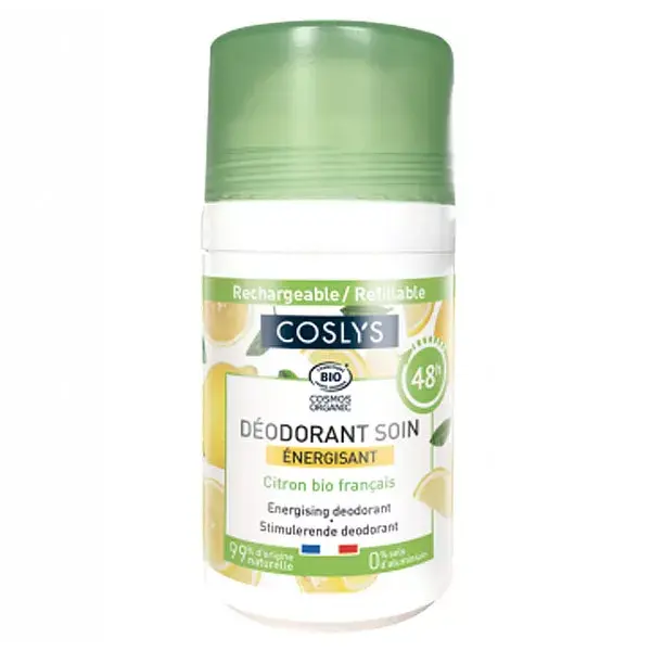 Desodorante orgânico energizante de limão Coslys 50ml