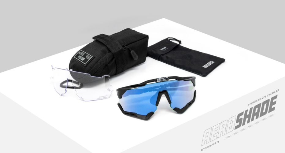 Scicon Aeroshade XL solbriller Crystal/ multimirror rød