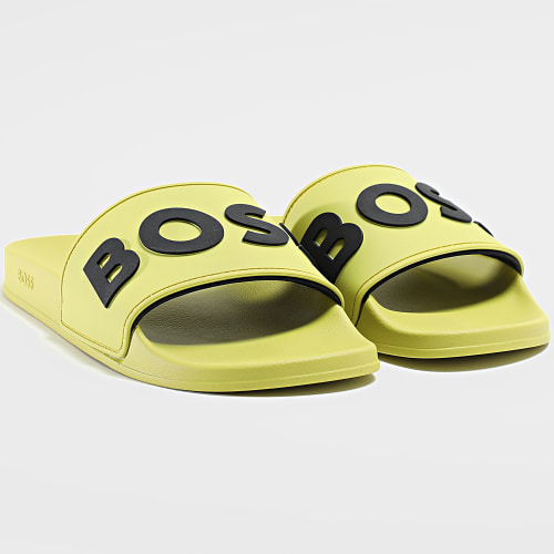 Claquettes Kirk 50498241 Vert Citron Noir