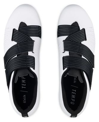 Chaussures Route Fizik Tempo Powerstrap R5 Blanc / Noir