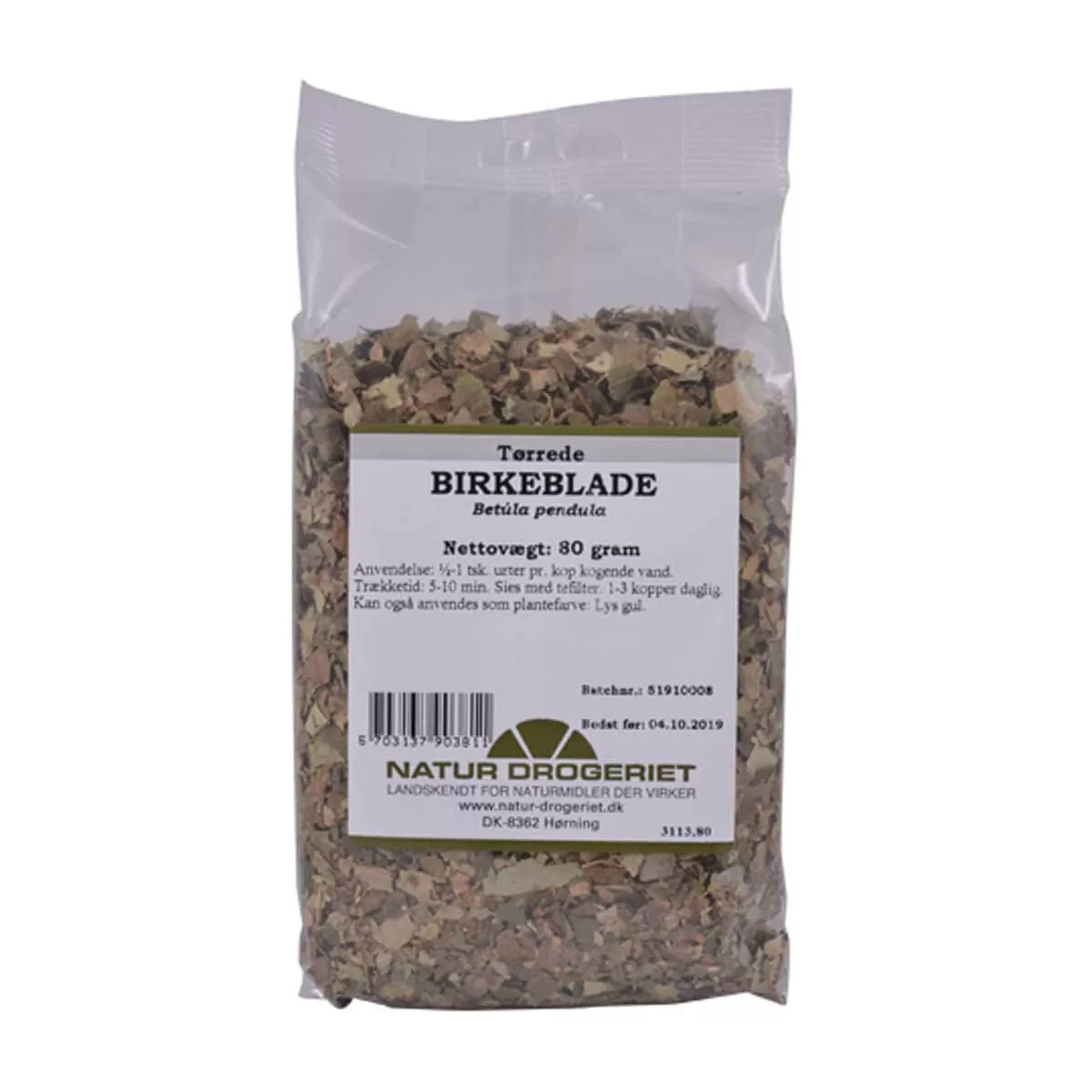 Natur-Drogeriet Tørrede Birkeblade - 80g