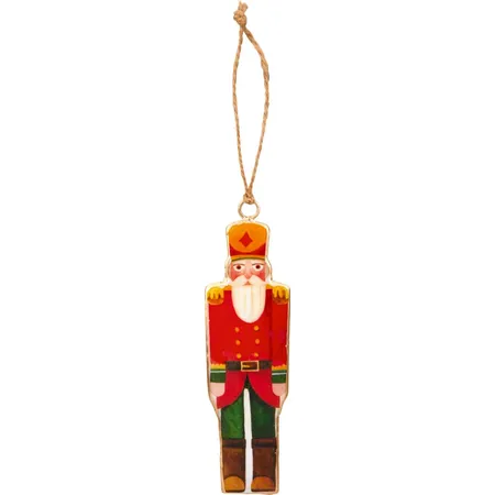 Die Spiegelburg Metall-Anhänger Nussknacker - Dekorative Weihnachten, 1 Stück; 3-fach sortiert