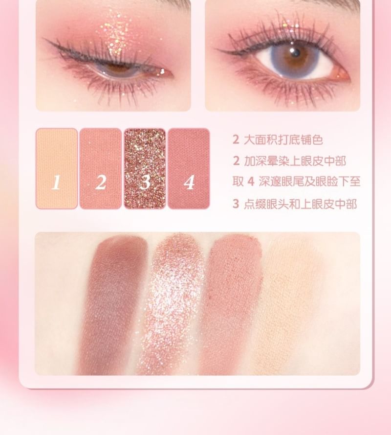 GOGO TALES - Lipgloss Oogschaduwpaletset - 3 soorten