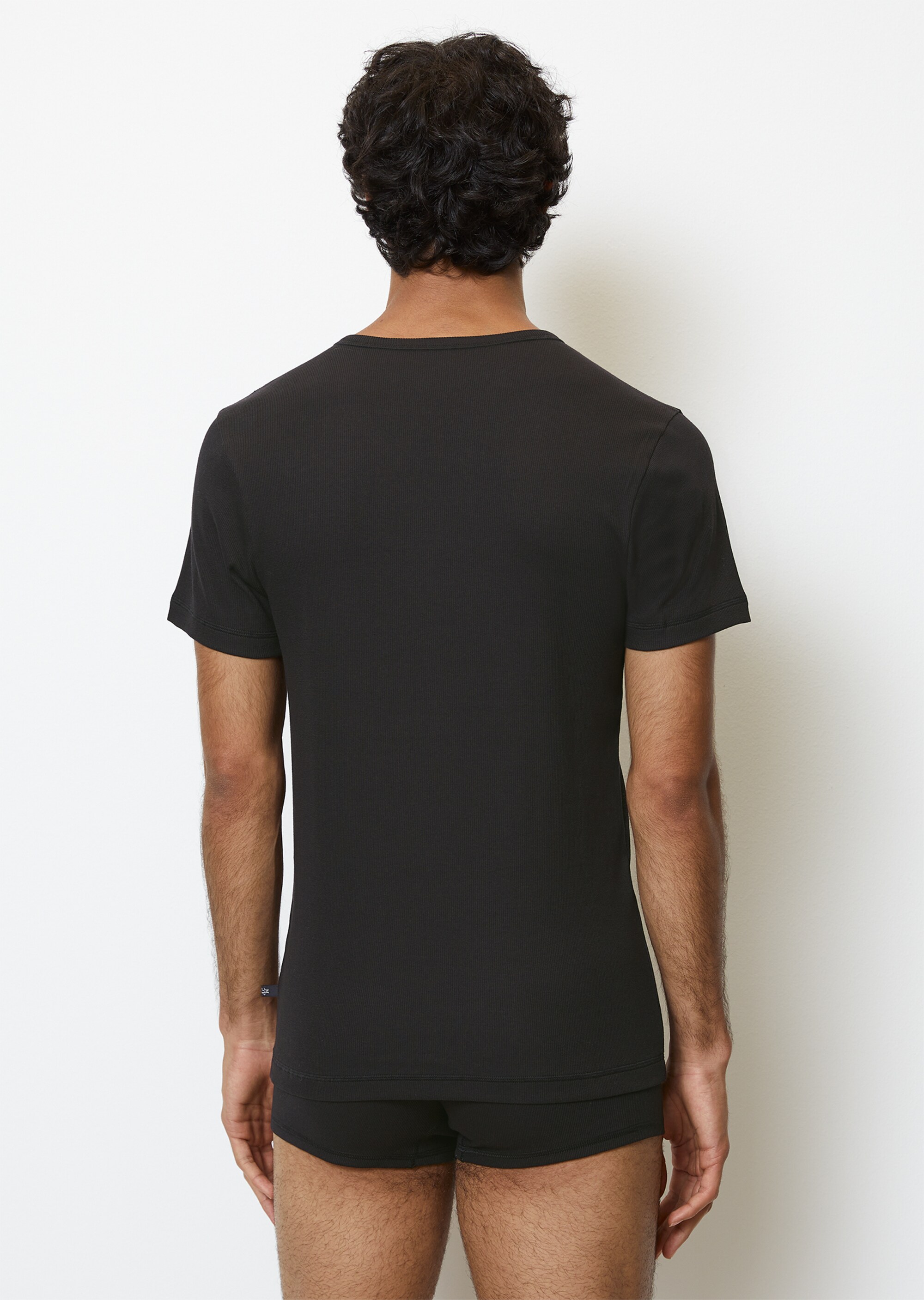 Feinripp-T-Shirt im 2er Pack