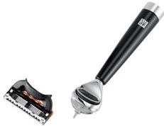 Zwilling - Rasoir - Noir - Résine Précieuse - Lames Gillette Fusion Incluses