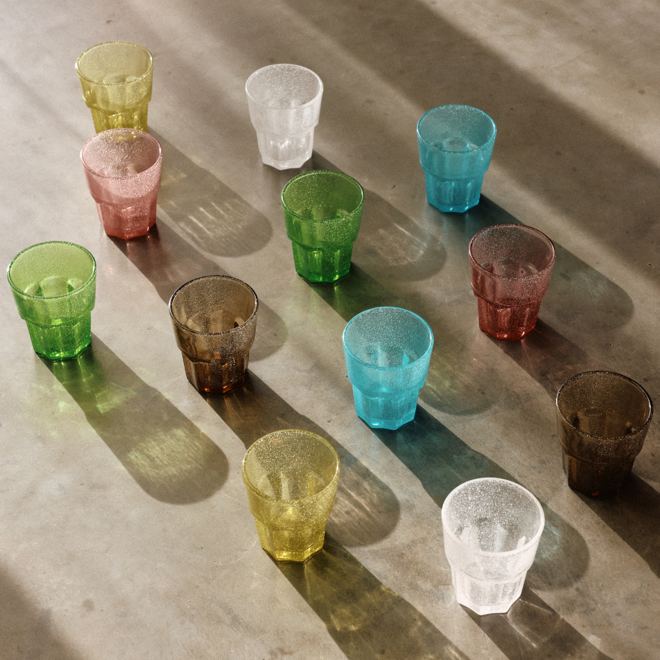 Mineral water glasses - set van 6