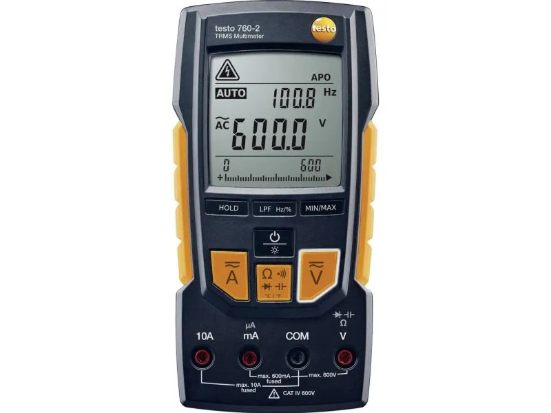 Testo 760-2, LCD, Batterier, AAA, 167 mm, 45 mm, 85 mm