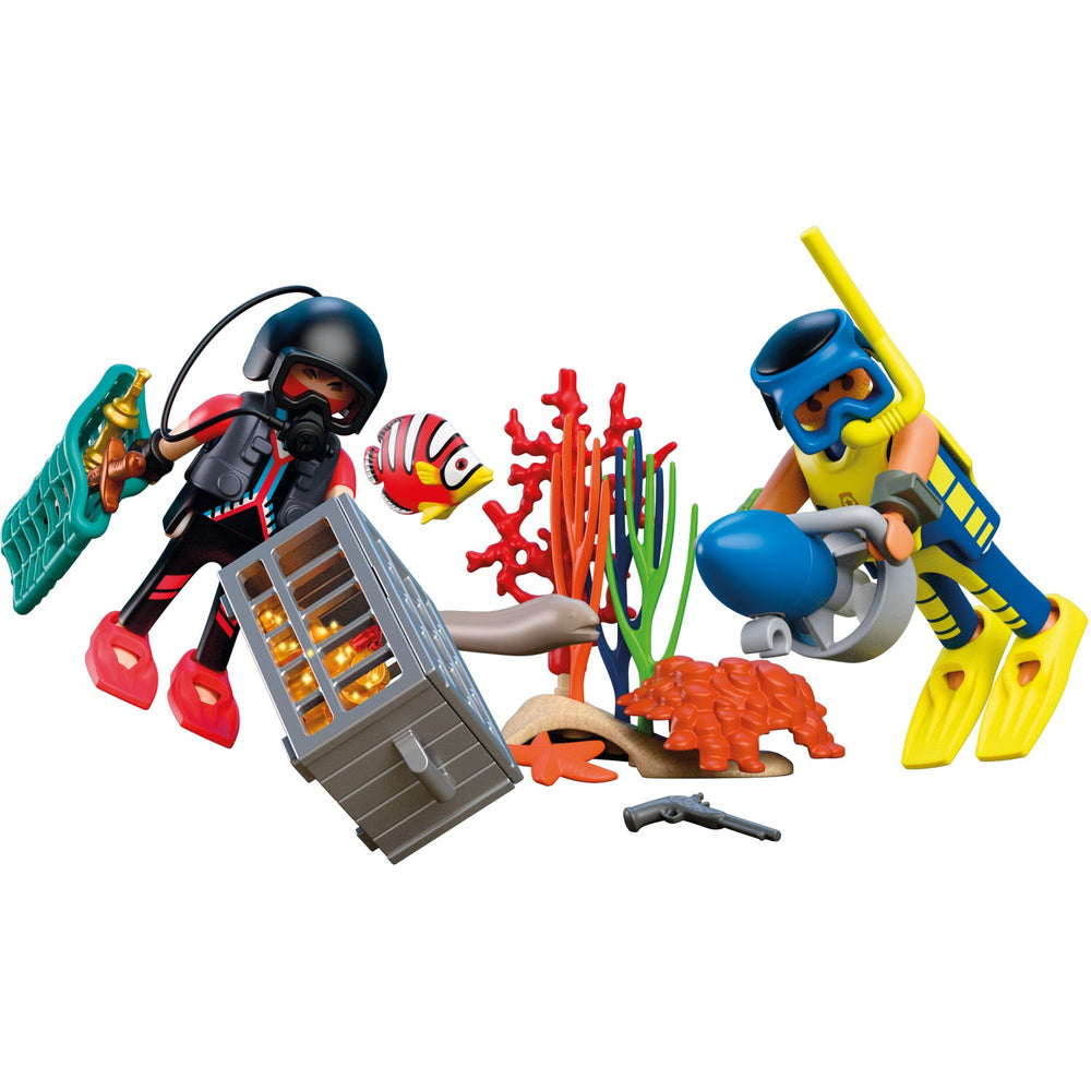 Køb Playmobil® Police Diver With Treasure